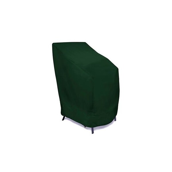 Eevelle MERIDIAN Series, Stackable Chairs Cover - Hunter Green, 33.5L x 25.5W x 45H MDCPSM-HTR - main
